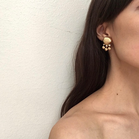 Sarah Coventry Vintage Gold-tone 2-way earrings - Picture 5 of 6